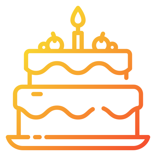 torta di compleanno Good Ware Gradient icona