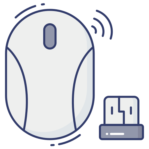 ratón de computadora Dinosoft Lineal Color icono