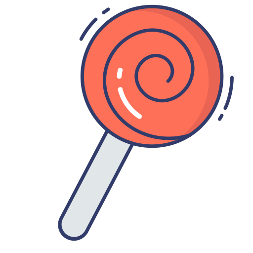Lollipop Dinosoft Lineal Color icon