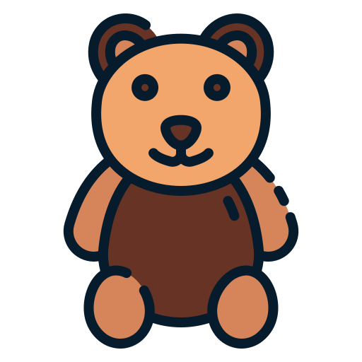 teddybär Good Ware Lineal Color icon