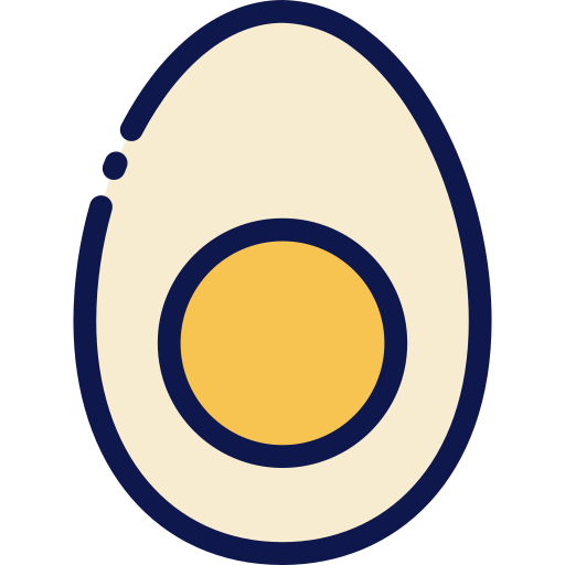 ゆで卵 Good Ware Lineal Color icon