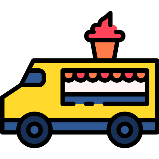 camion di cibo Good Ware Lineal Color icona