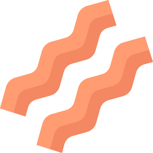 Bacon Good Ware Flat icon