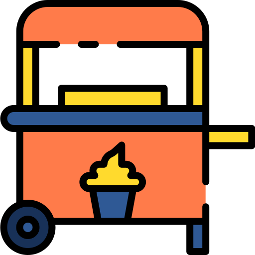 carrito de helados Good Ware Lineal Color icono