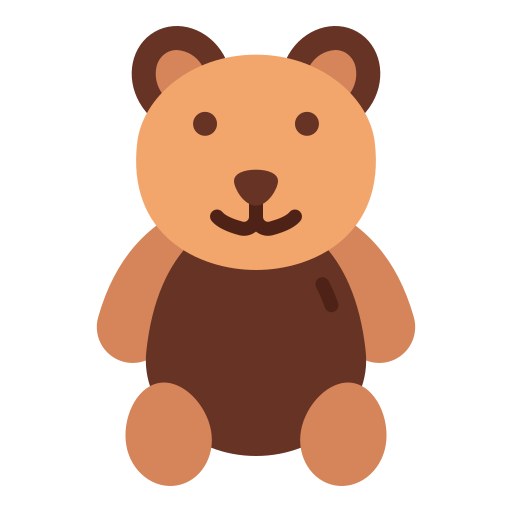 urso teddy Good Ware Flat Ícone