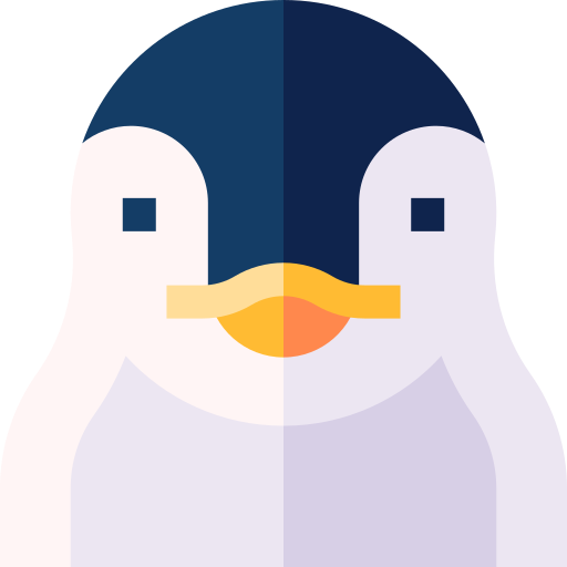 pingüino Basic Straight Flat icono