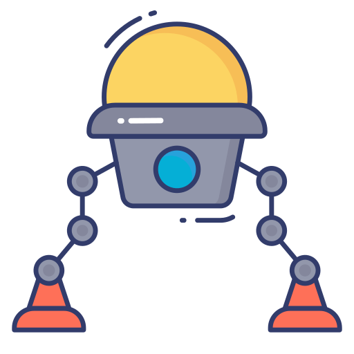 robot Dinosoft Lineal Color icono