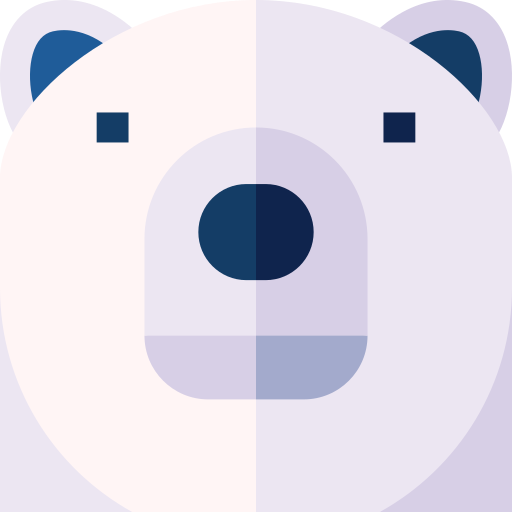 Polar bear Basic Straight Flat icon