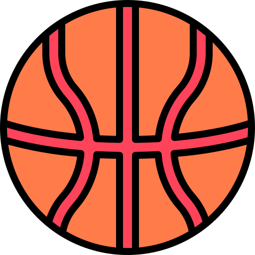 Баскетбол Good Ware Lineal Color иконка