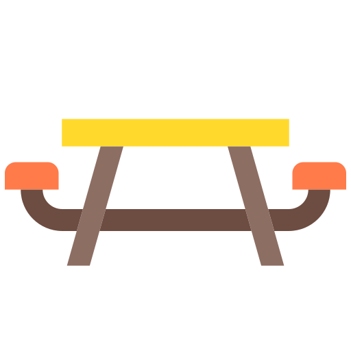 picknicktisch Good Ware Flat icon