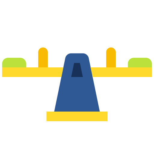 Seesaw Good Ware Flat icon