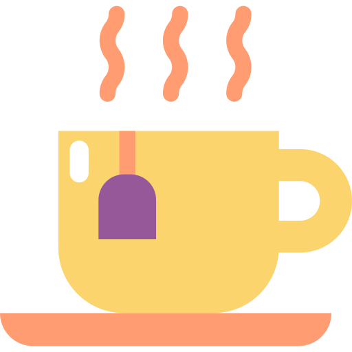 taza de té Good Ware Flat icono