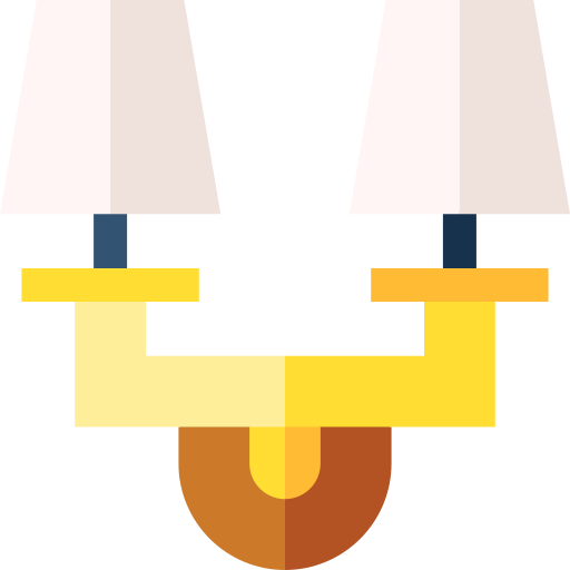 Lamp Basic Straight Flat icon