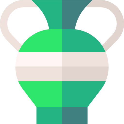 vase Basic Straight Flat icon