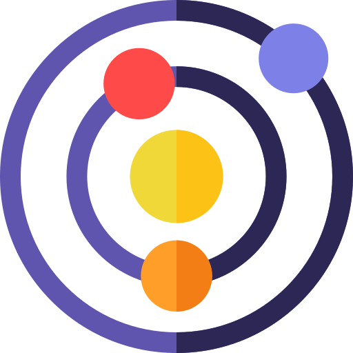 太陽系 Basic Rounded Flat icon