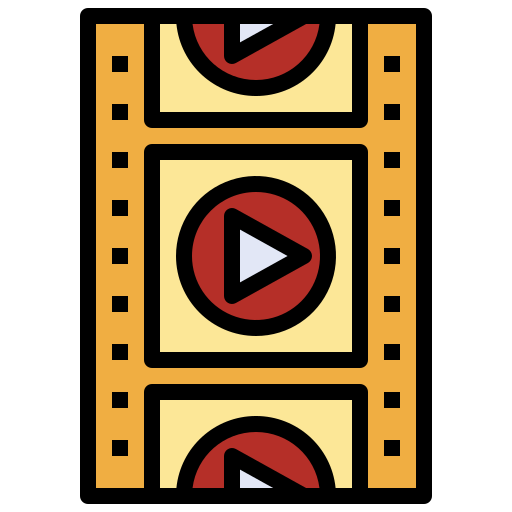 Film reel Surang Lineal Color icon
