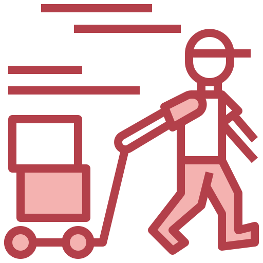 Delivery man Surang Red icon