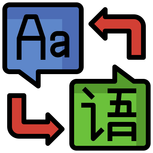 Language Surang Lineal Color icon