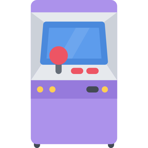 consola de juego Coloring Flat icono