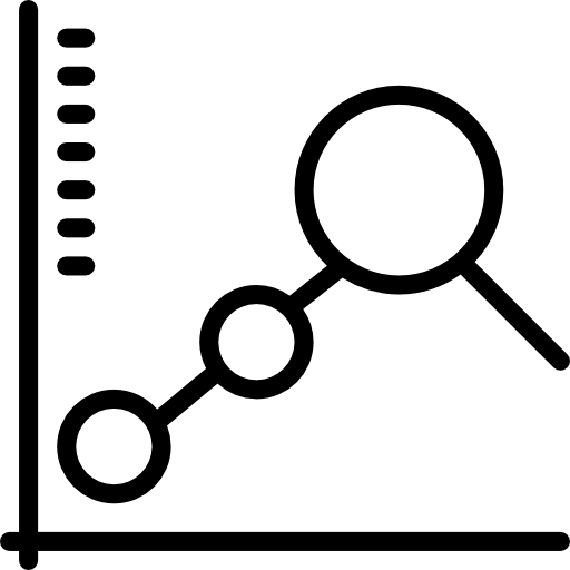 gráfico de linea Basic Miscellany Lineal icono