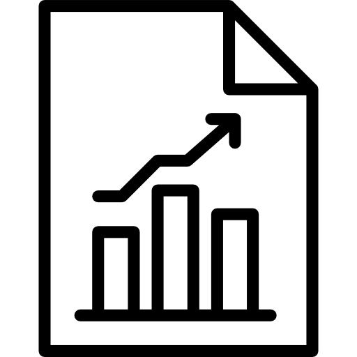 Bar chart Basic Miscellany Lineal icon