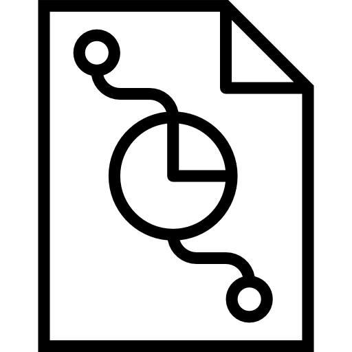 cirkeldiagram Basic Miscellany Lineal icoon