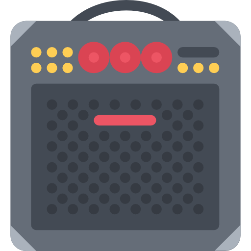 Amplifier Coloring Flat icon