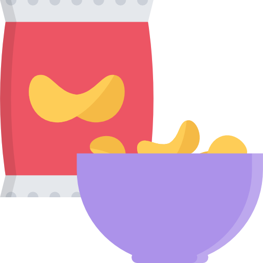Chips Coloring Flat icon
