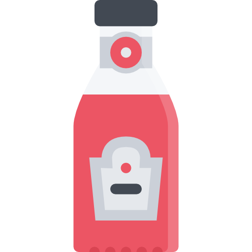 ketchup Coloring Flat icon