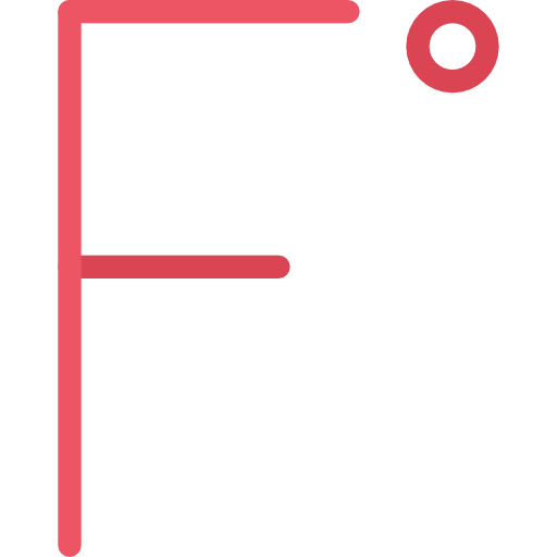 Fahrenheit Coloring Flat icon