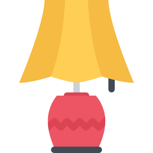 lampa Coloring Flat ikona