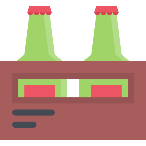 cervezas Coloring Flat icono