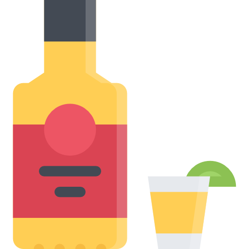tequila Coloring Flat icono