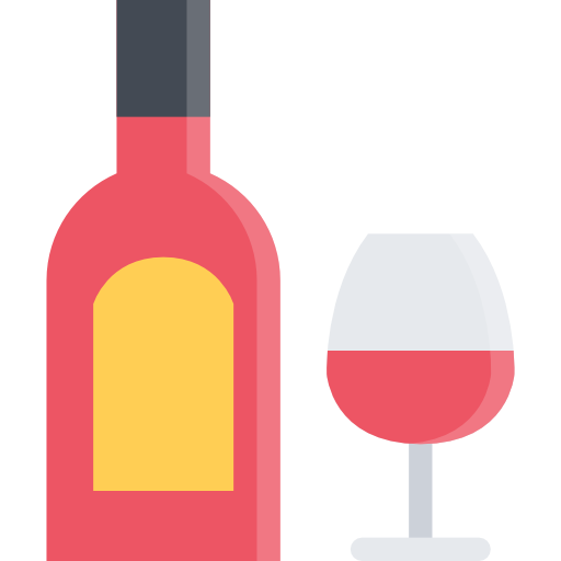 vino Coloring Flat icona