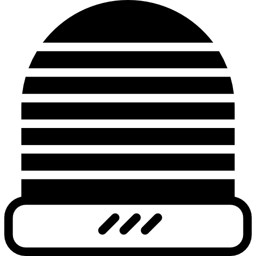 sombrero de invierno Basic Miscellany Fill icono