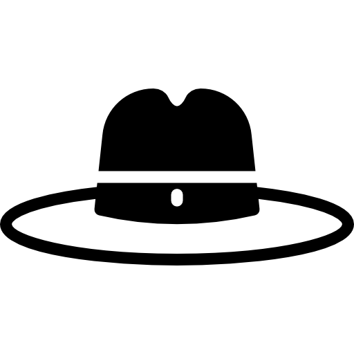 kapelusz fedora Basic Miscellany Fill ikona