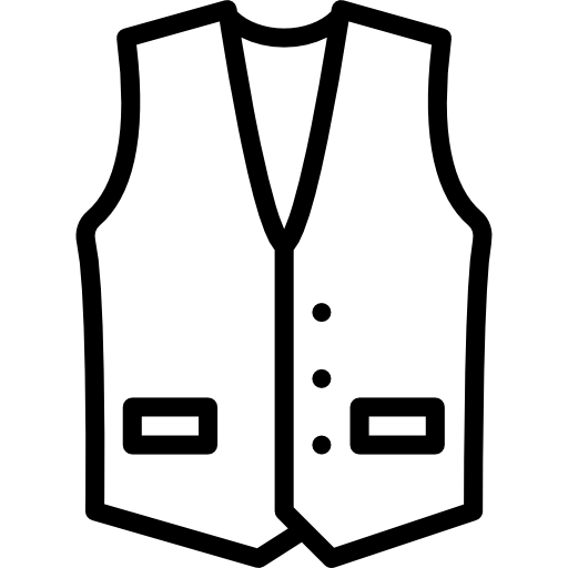 Vest Basic Miscellany Lineal icon
