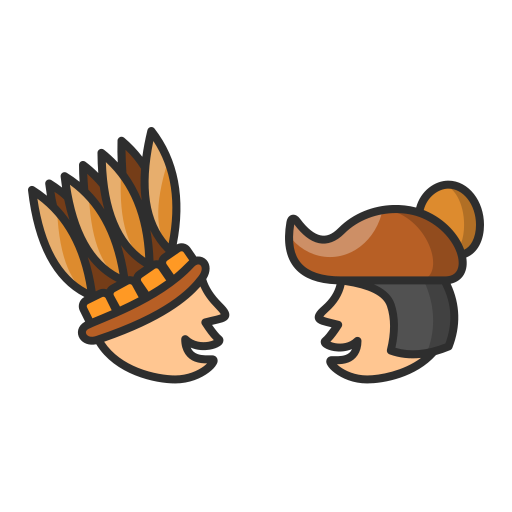 Native american Generic Outline Color icon