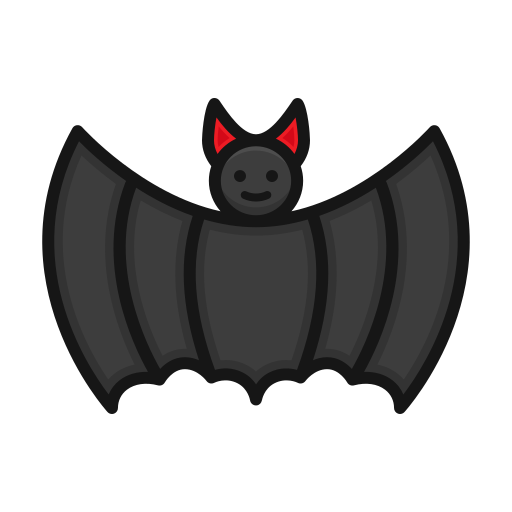 Bats Generic Outline Color icon