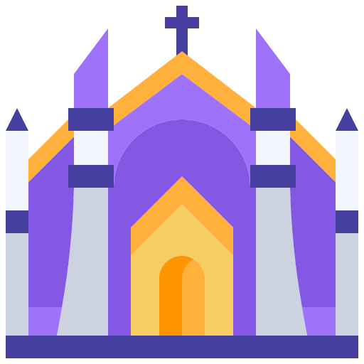 Church Justicon Flat icon