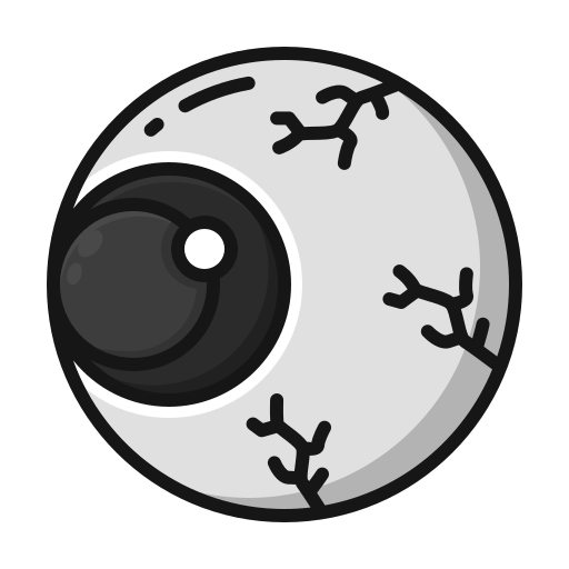 Eyeball Generic Outline Color icon