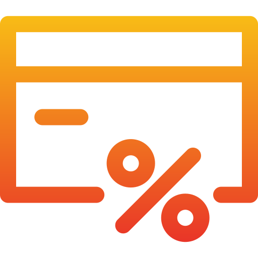 carta di credito Generic Gradient icona