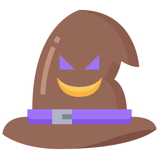kapelusz czarownicy Justicon Flat ikona