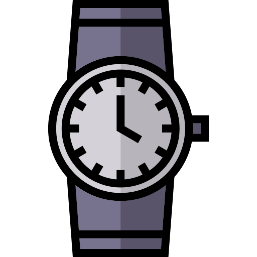 relógio de pulso Generic Outline Color Ícone