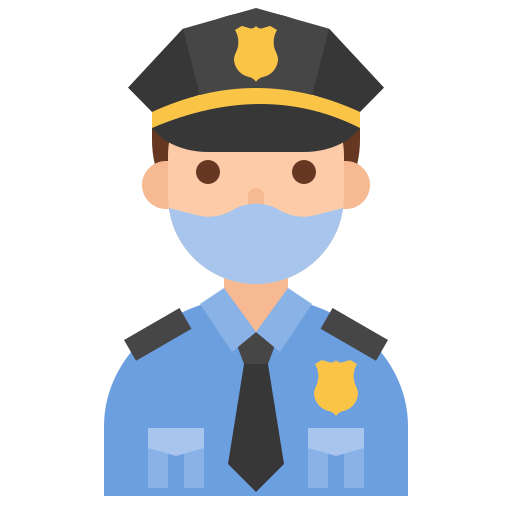 Полиция Generic Flat иконка