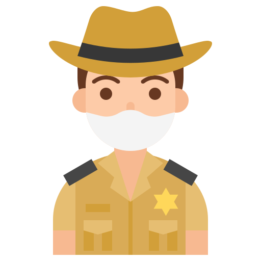 Sheriff Generic Flat icon