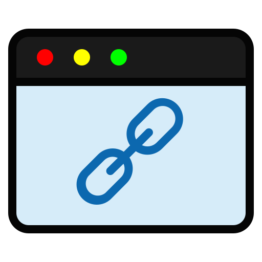 ウェブアドレス Generic Outline Color icon