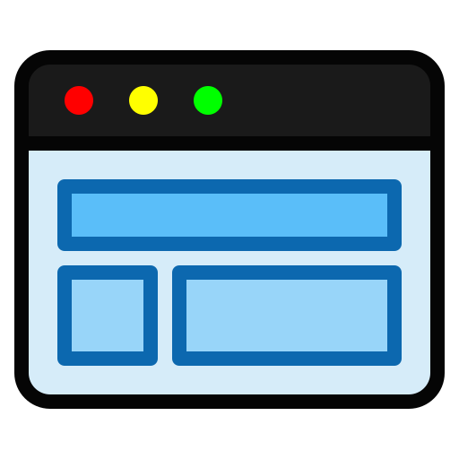 web entwicklung Generic Outline Color icon