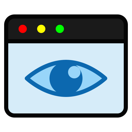 web-sichtbarkeit Generic Outline Color icon