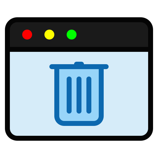 müll Generic Outline Color icon